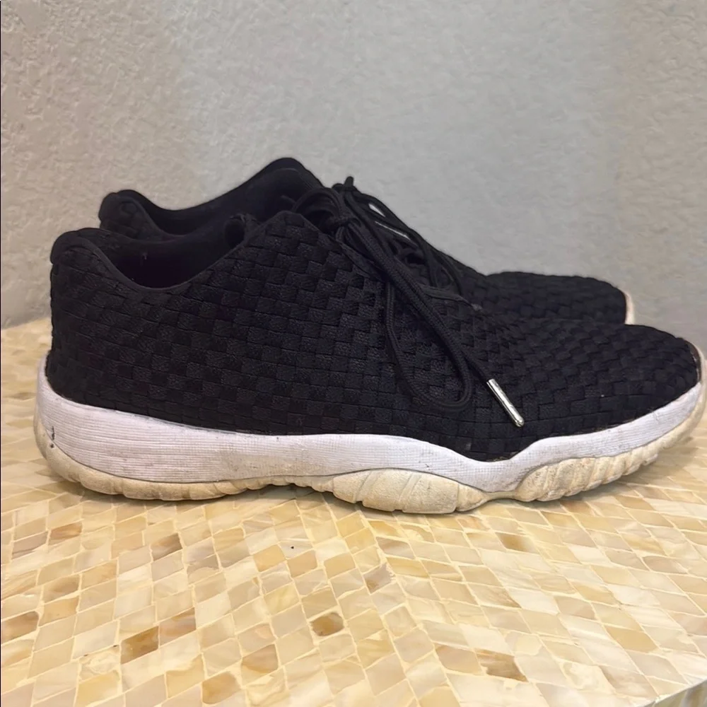 Jordan Future low Men's Black Woven Sneakers size 10.5